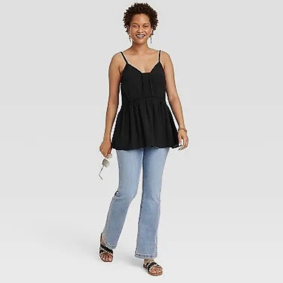 Knox Rose Flowy Black Tank Top - Picture 2 of 6